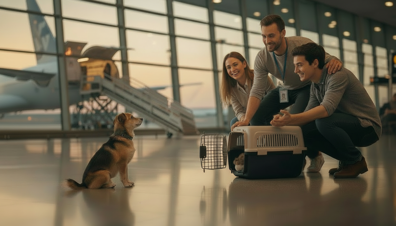 Pet Air Lift - Fly a rescue pet home